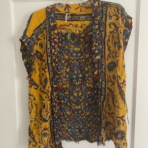 COPY - Free People Yellow Kimono